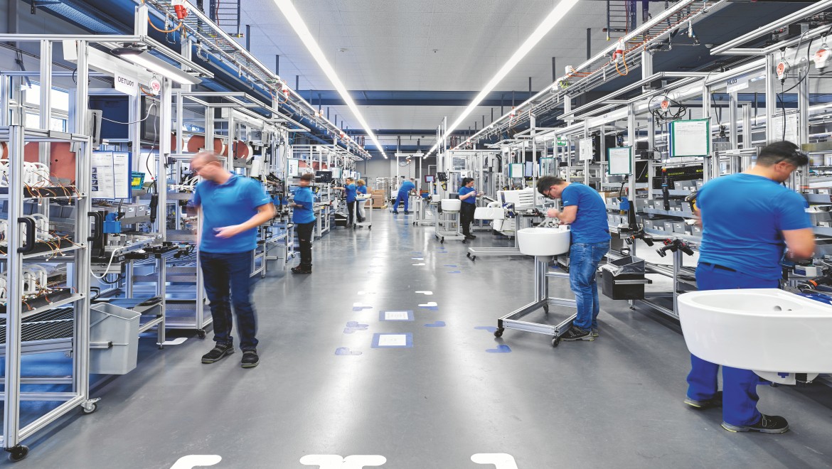 Geberit AquaClean Production line Geberit AquaClean Production line