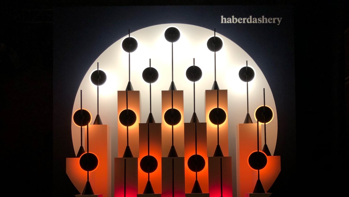 Habadashery circadian lamps at Clerkenwell Design Week